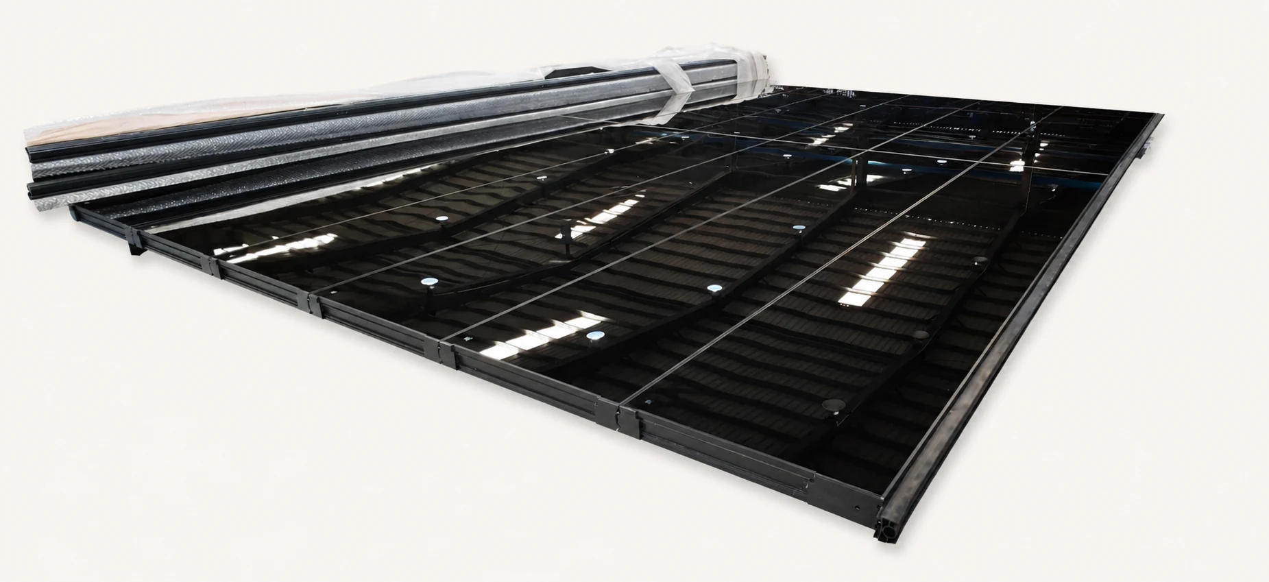 Aluminum and glass garage door product reference from the United States shipment workbook