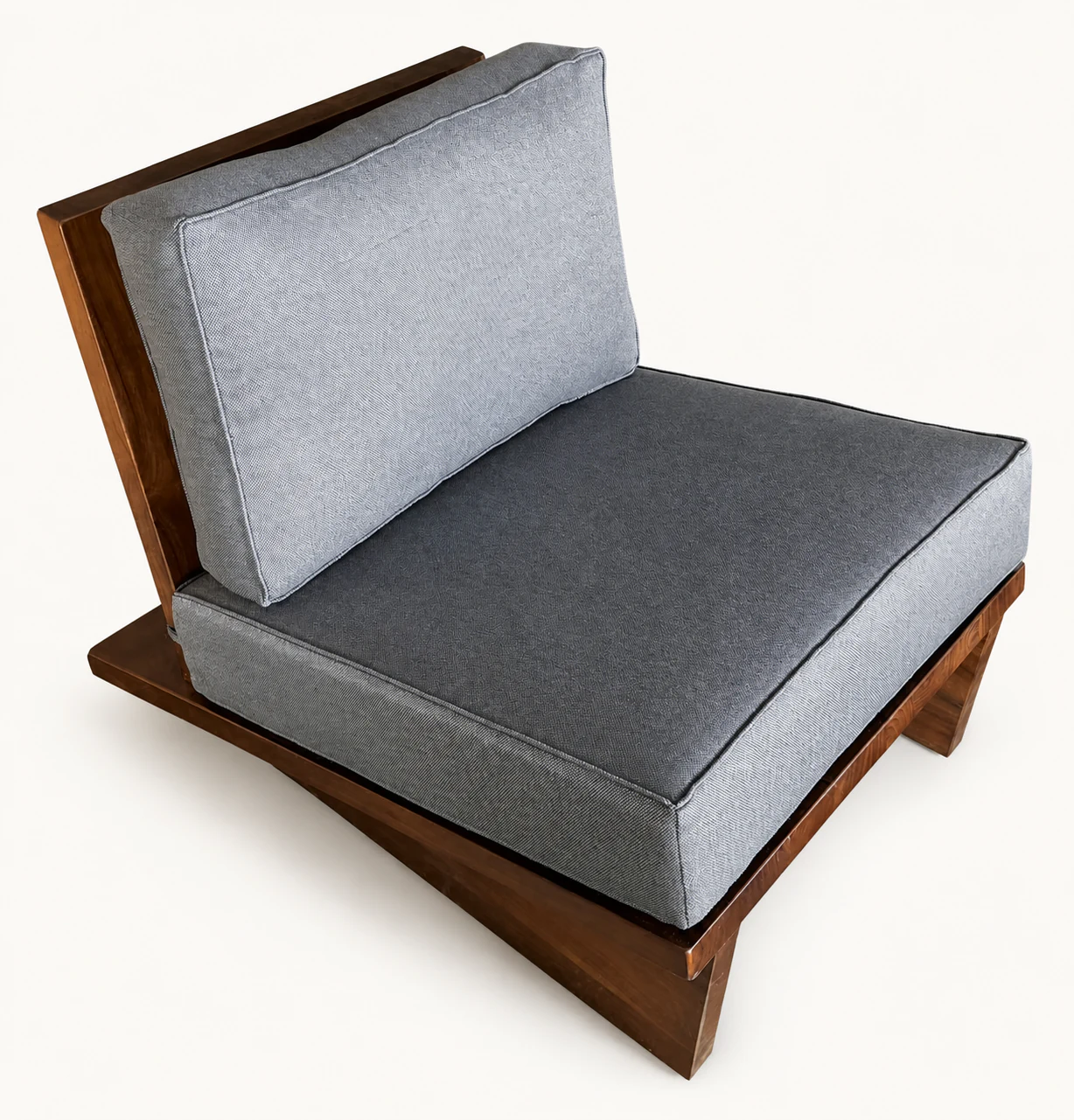 Teak outdoor sofa product reference from the completed United States shipment workbook